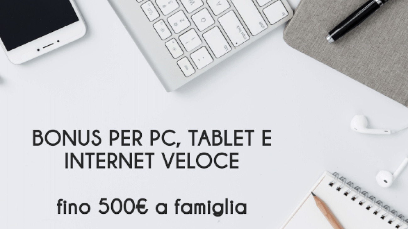 Bonus pc tablet e internet veloce