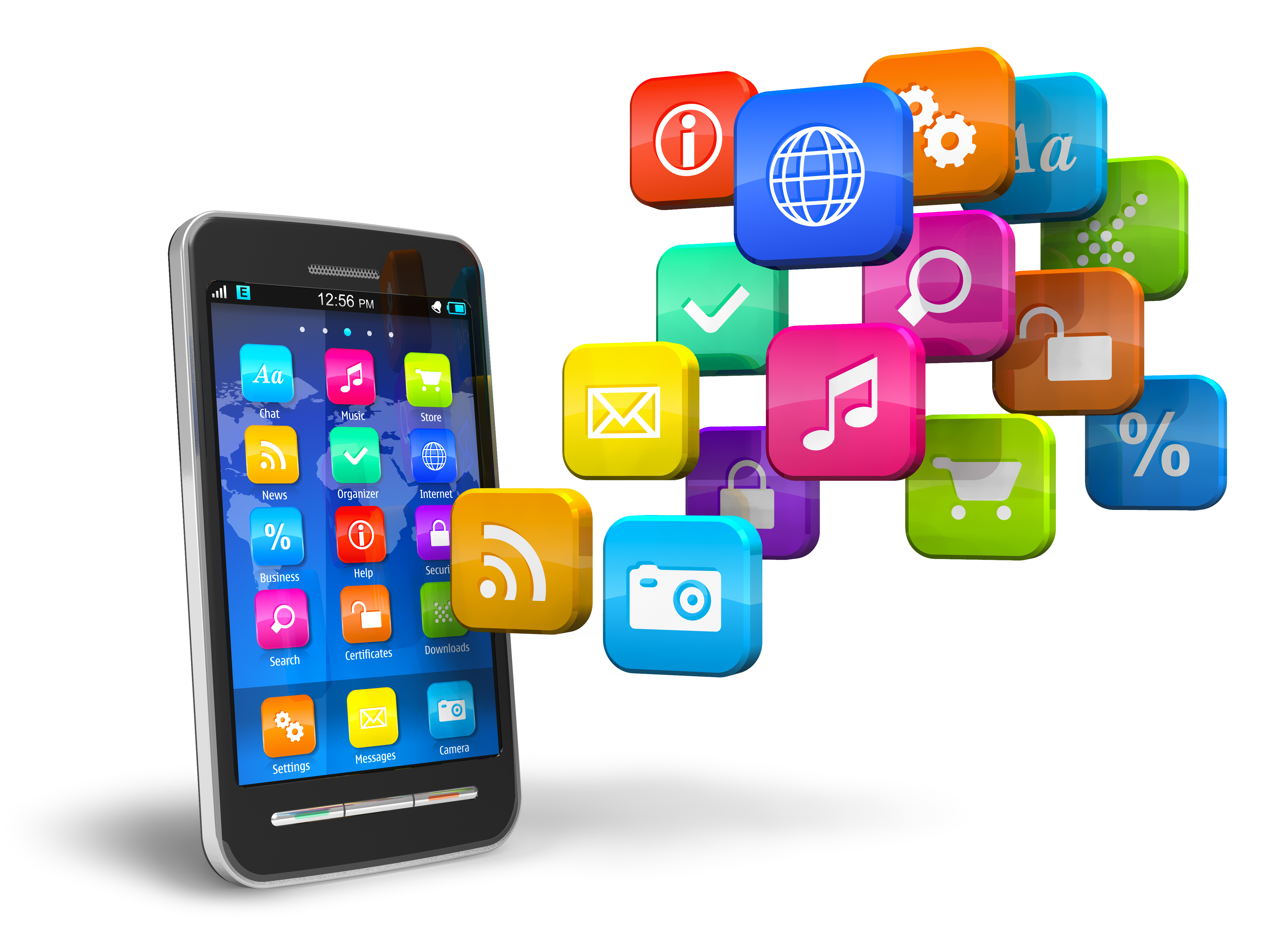 smartphone-with-cloud-of-application-icons