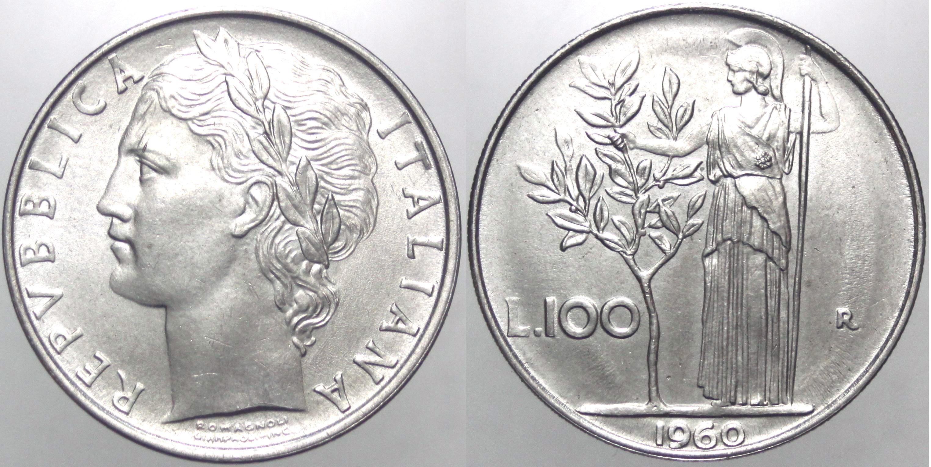 1 lira del 1955 valore
