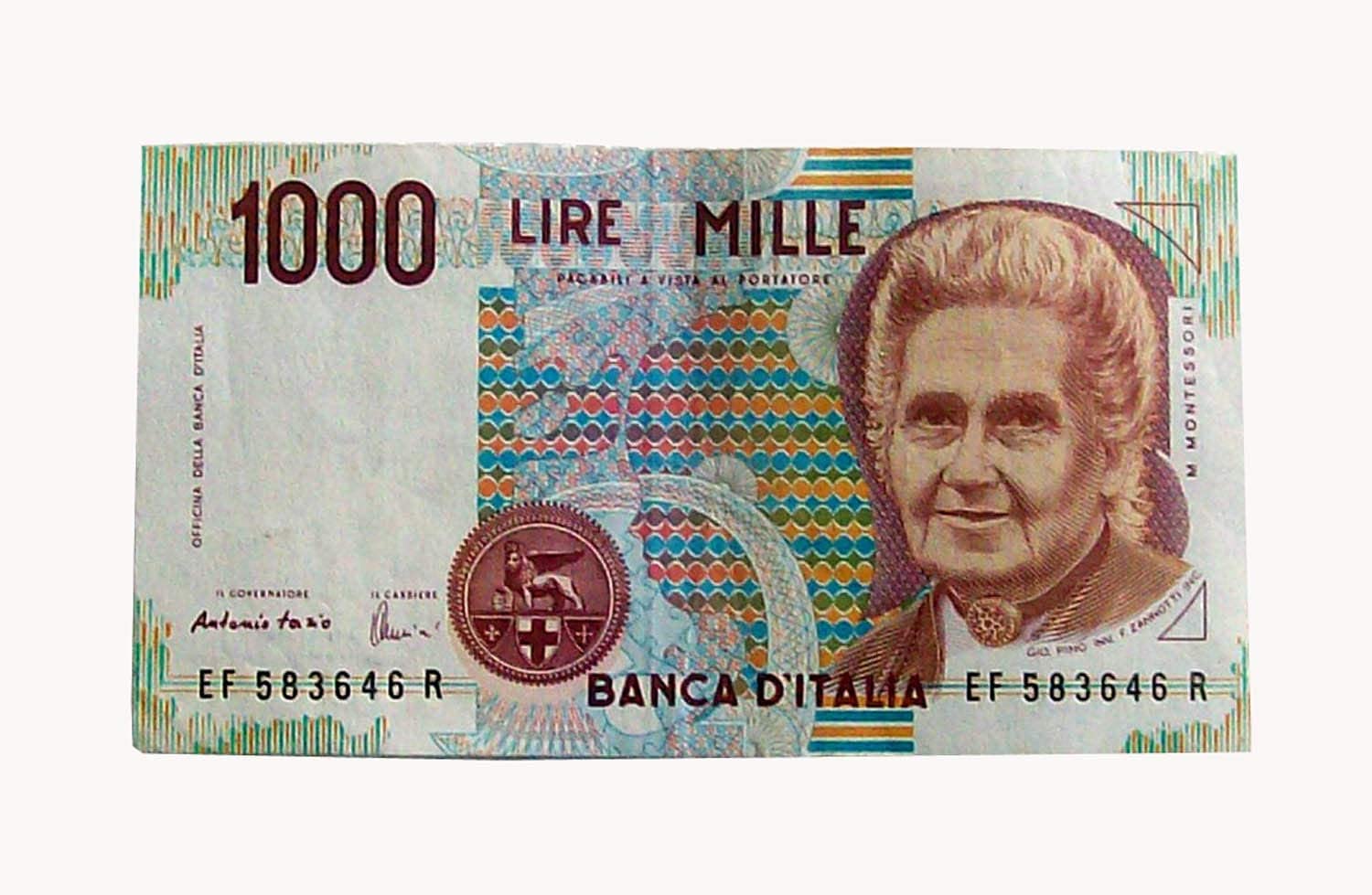 Banconote mille lire
