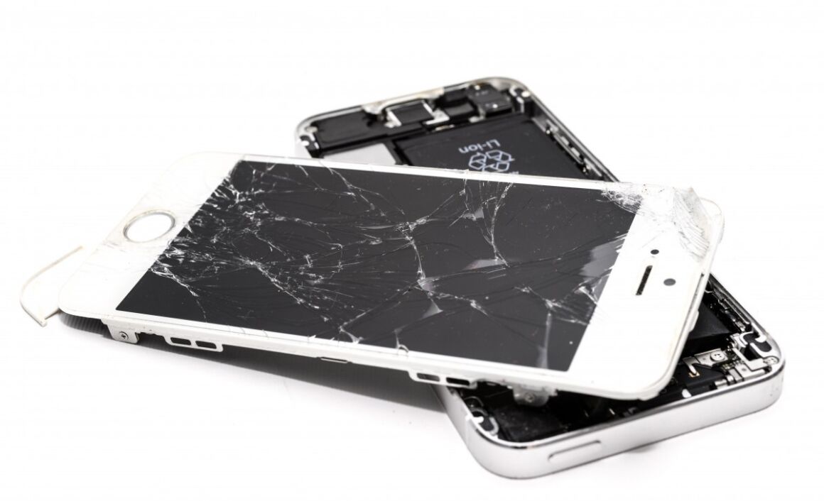 smartphone danneggiato
