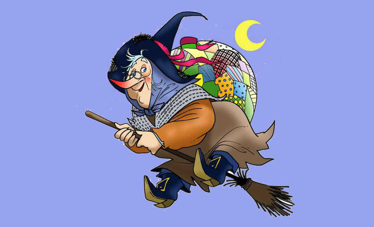 disegno befana