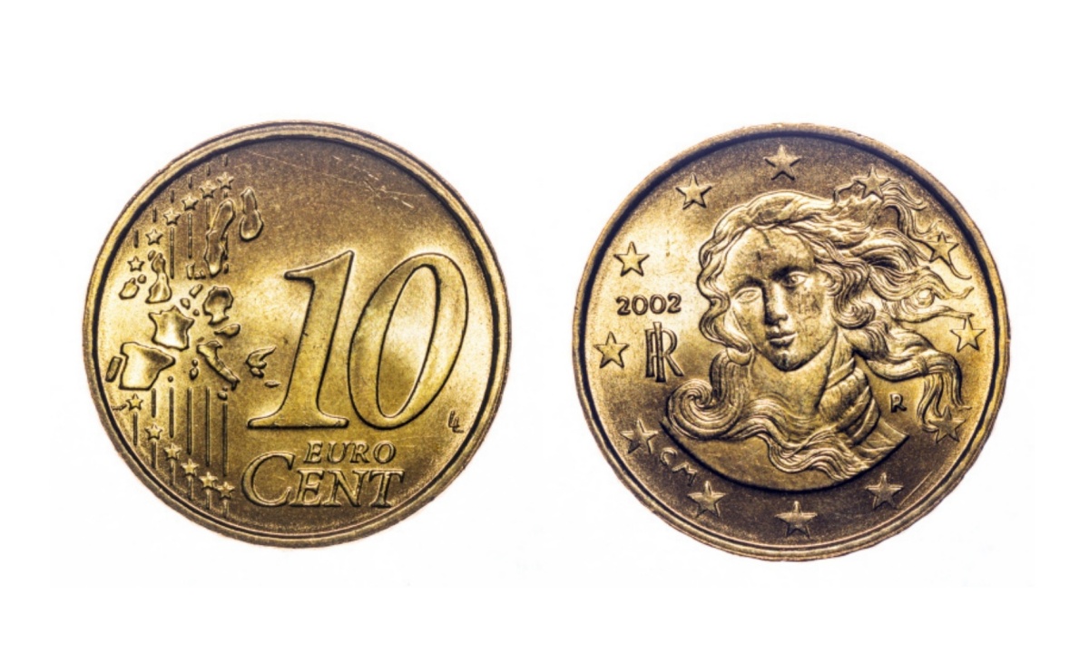 Moneta da 10 centesimi del 2002