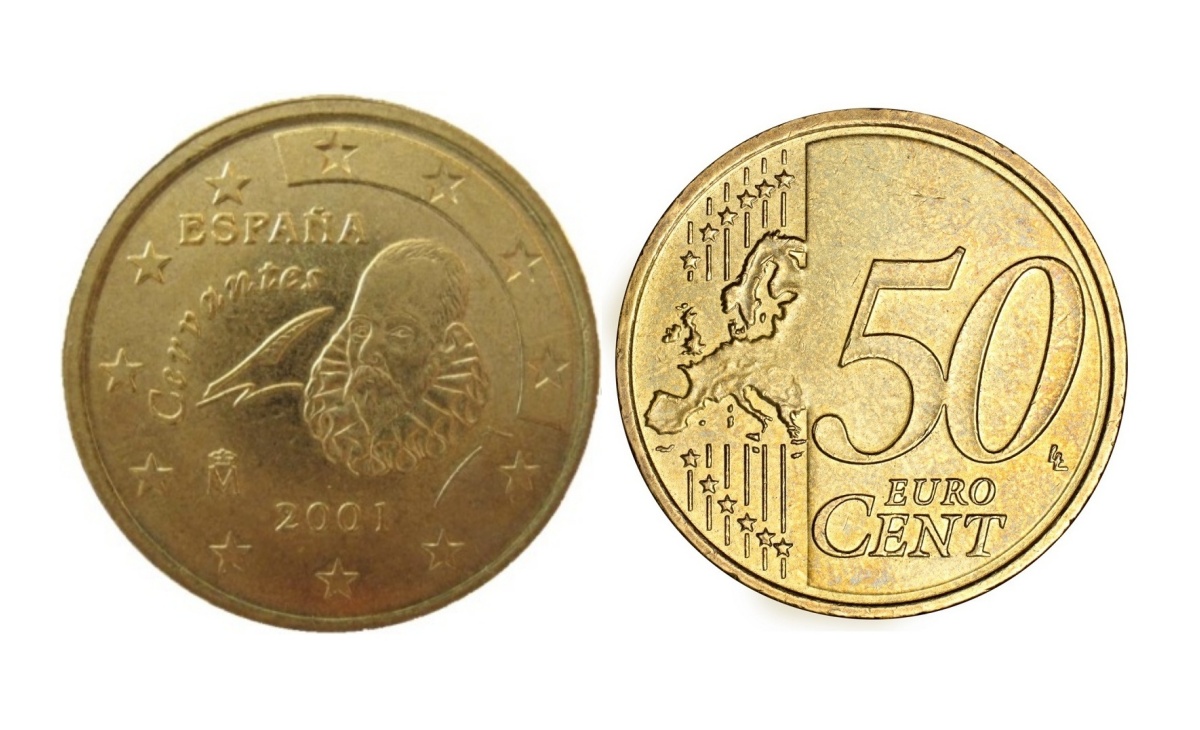 Monete da 50 centesimi di euro rare