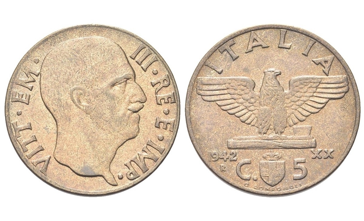 5 centesimi Impero Vittorio Emanuele III