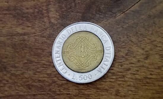 500 Lire 1983 Errore Di Conio