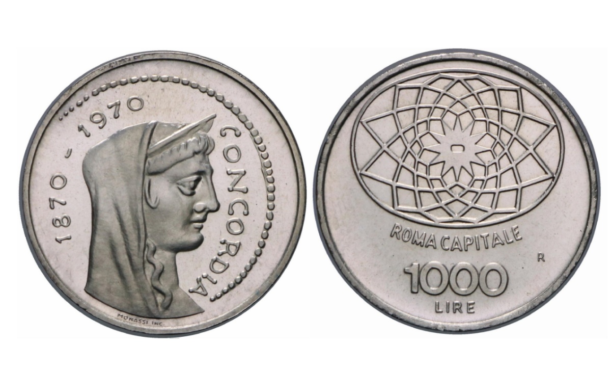 Moneta da 1000 lire Roma Capitale