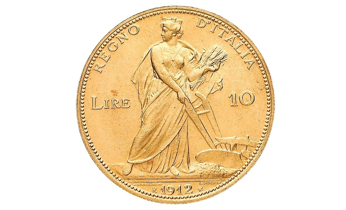 Valore della moneta da 10 Lire Aratrice