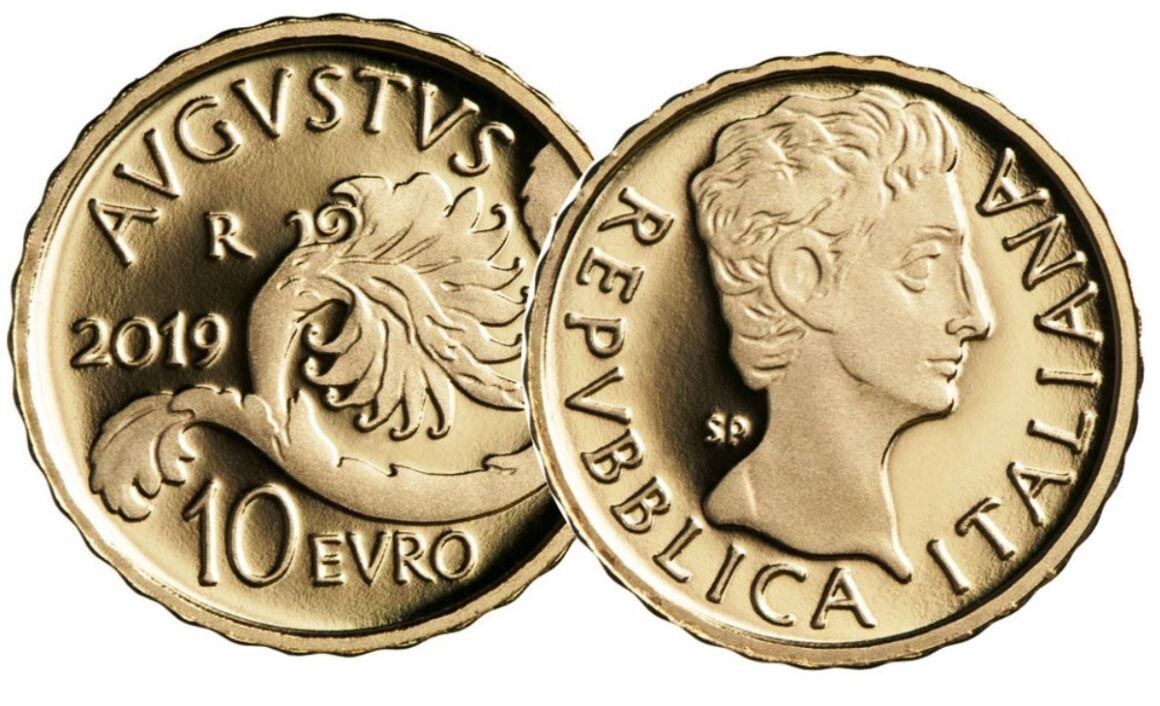 Valore e caratteristiche della moneta da 10 euro Augusto - Serie Imperatori Romani