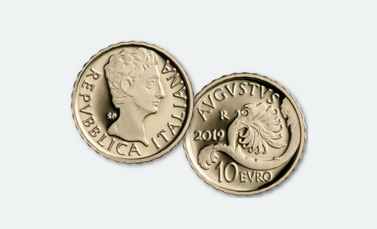 Valore e caratteristiche della moneta da 10 euro Augusto - Serie Imperatori Romani