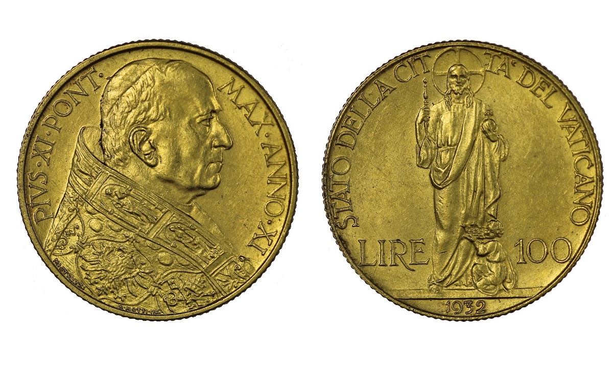 Valore della moneta da 100 lire Papa Pio XI