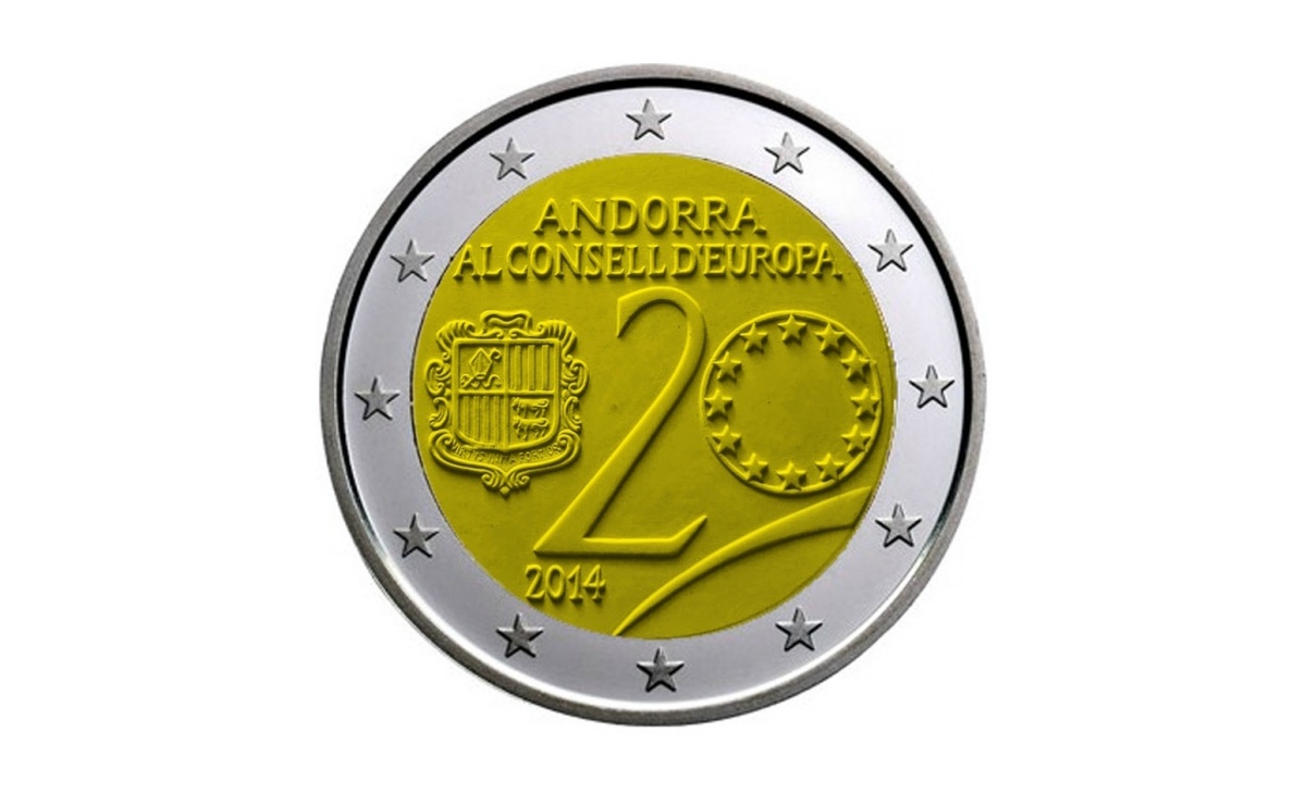 Valore della moneta da 2 Euro Commemorativi Andorra 2014 Consiglio Europeo