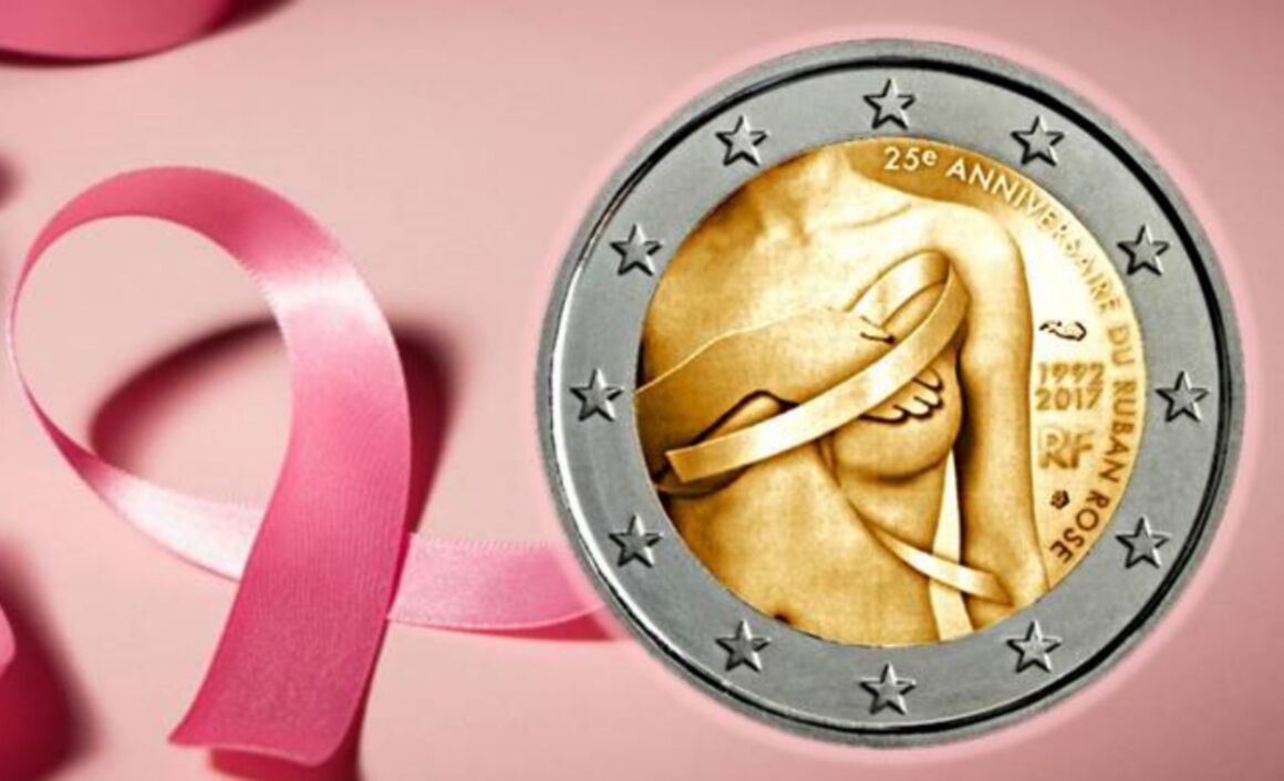 2 Euro Commemorativi Francia 2017 – Nastro Rosa