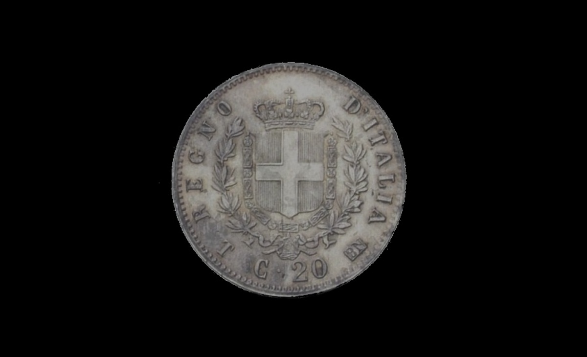 20 centesimi 1863 “Stemma” Vittorio Emanuele II