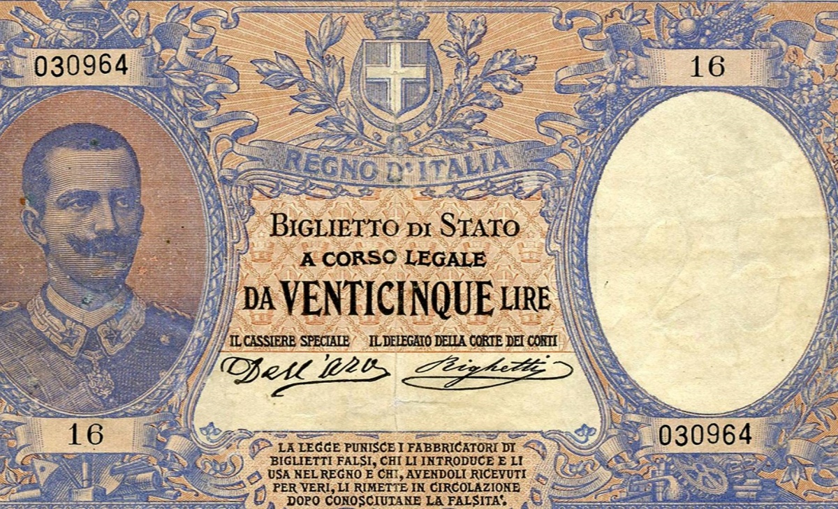 25 lire Vittorio Emanuele III del 1902