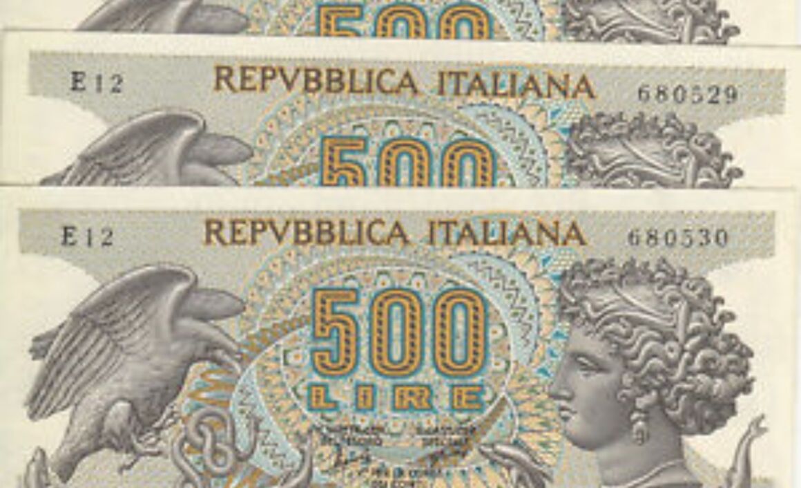 Valore della Banconota da 500 Lire Aretusa