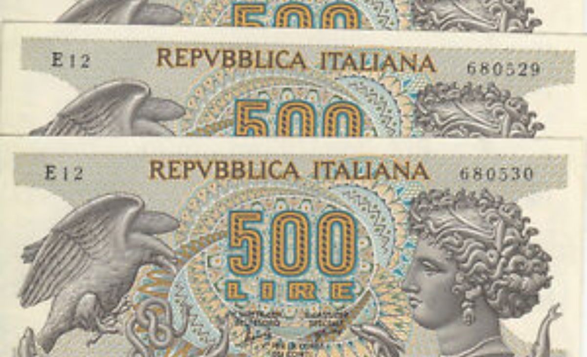 Valore della Banconota da 500 Lire Aretusa