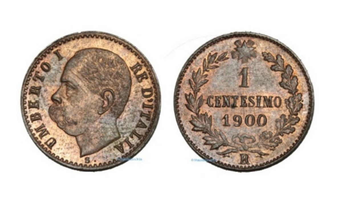 Valore moneta da 1 Centesimo Umberto I