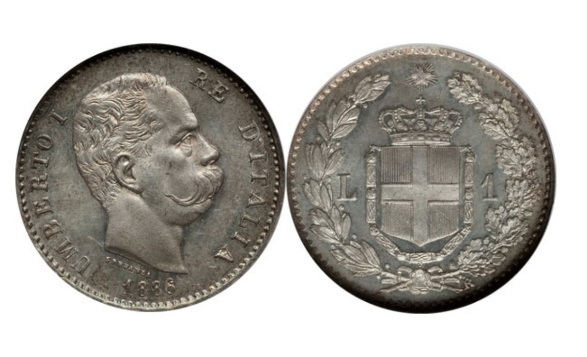 Valore della moneta da 1 Lira Umberto I