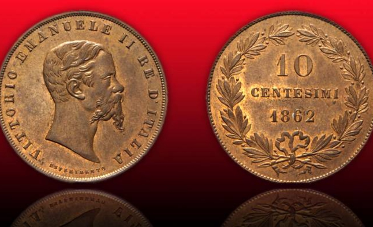 Valore della moneta da 10 Centesimi Esperimento
