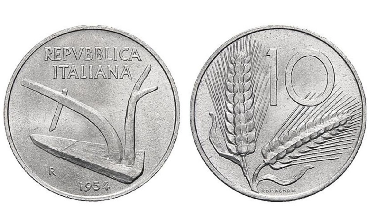 Valore della moneta da 10 Lire Spiga