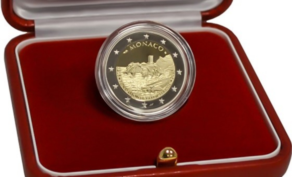 Valore 2 Euro Commemorativi Monaco 2015 – 800° anniversario costruzione fortezza della Rocca