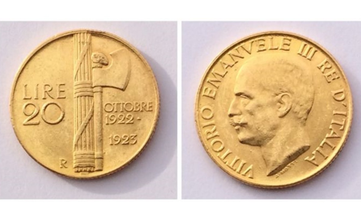 Valore della moneta da 20 Lire Fascio