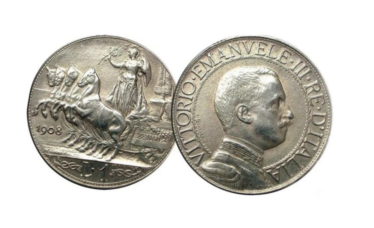 Valore moneta da 1 Lira Quadriga Veloce