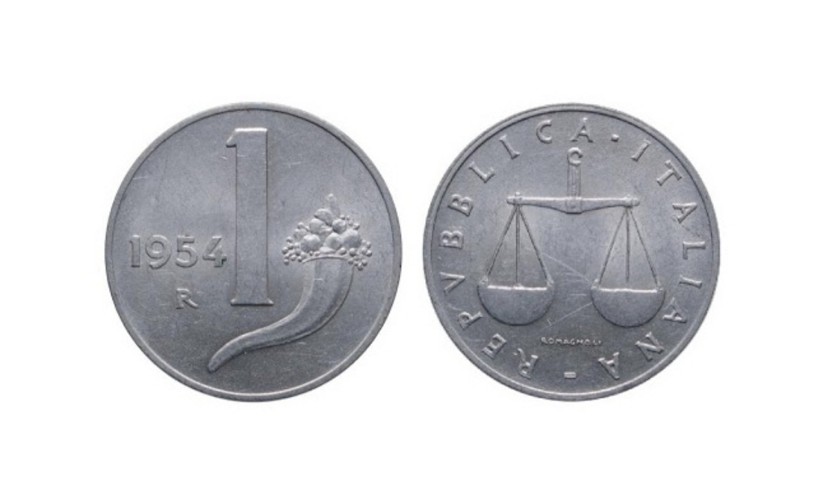 Valore della moneta da 1 lira Cornucopia