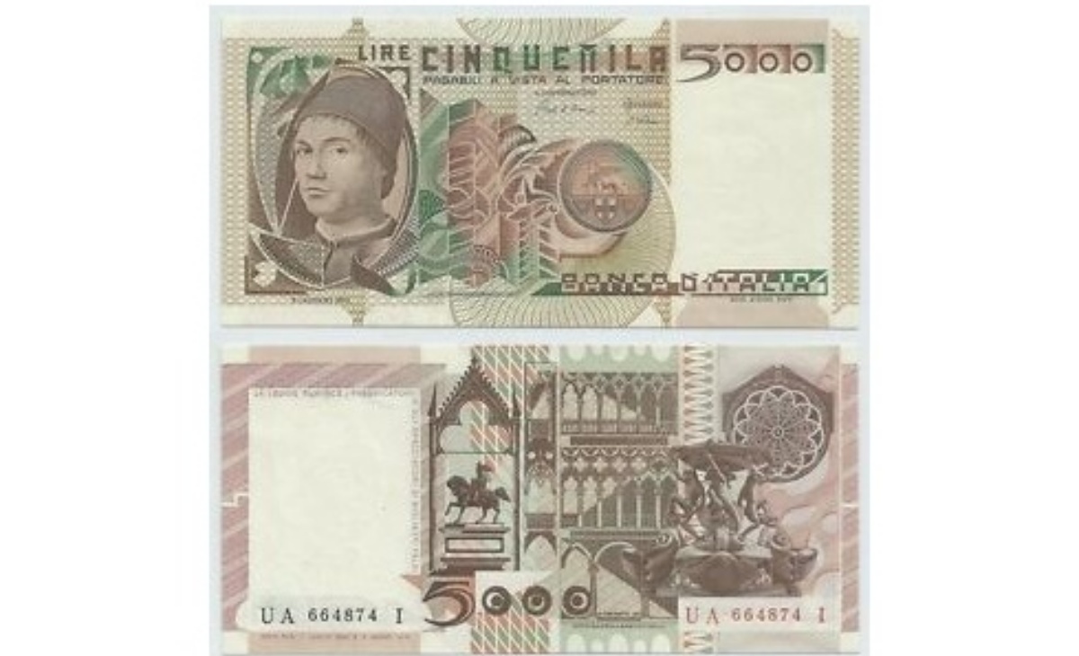 Valore 5.000 lire Antonello da Messina