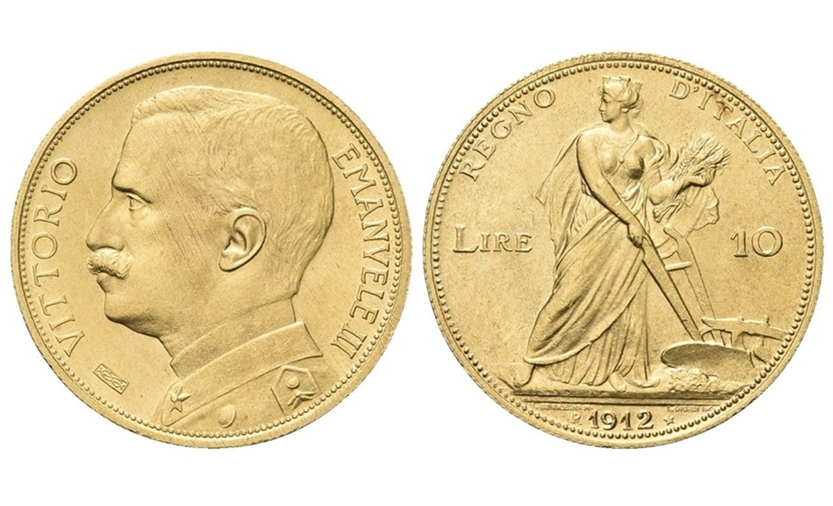 Valore moneta da 10 Lire Aratrice