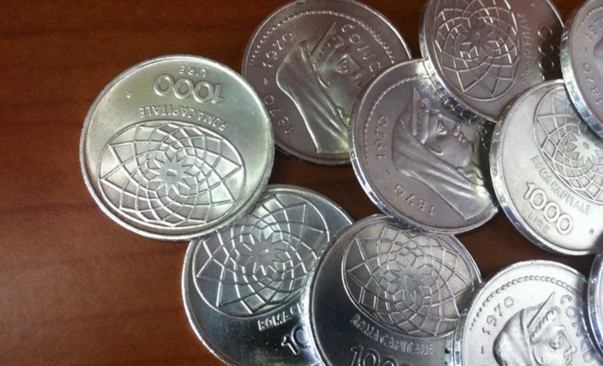 Valore moneta da 1000 Lire Roma Capitale Argento