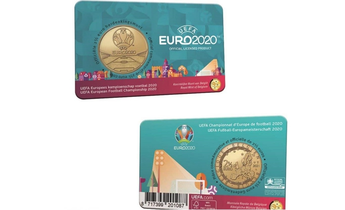 Caratteristiche moneta da 2,5 euro Belgio 2021 UEFA EURO 2020