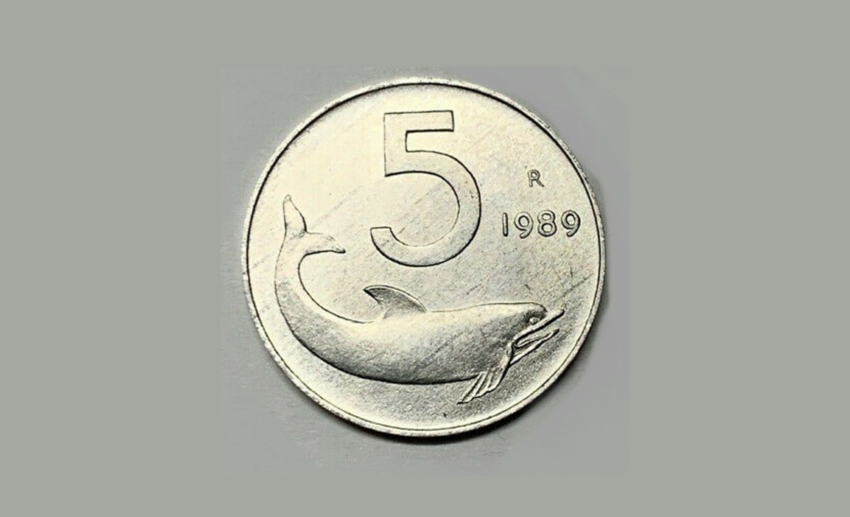 Valore 5 Lire 1989