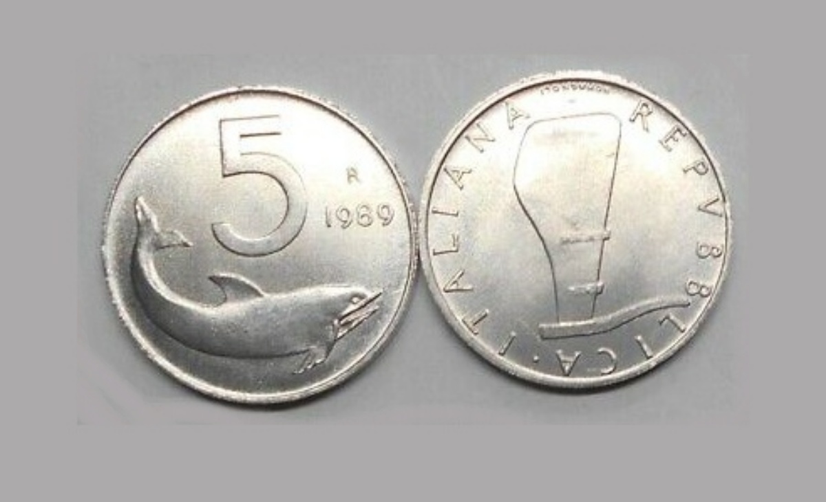 Valore 5 Lire 1989