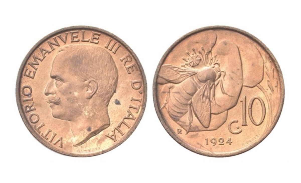 Valore moneta da 10 Centesimi Ape