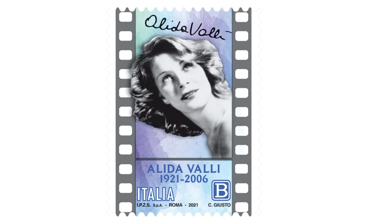 Francobollo 100esimo anniversario della nascita di Alida Valli