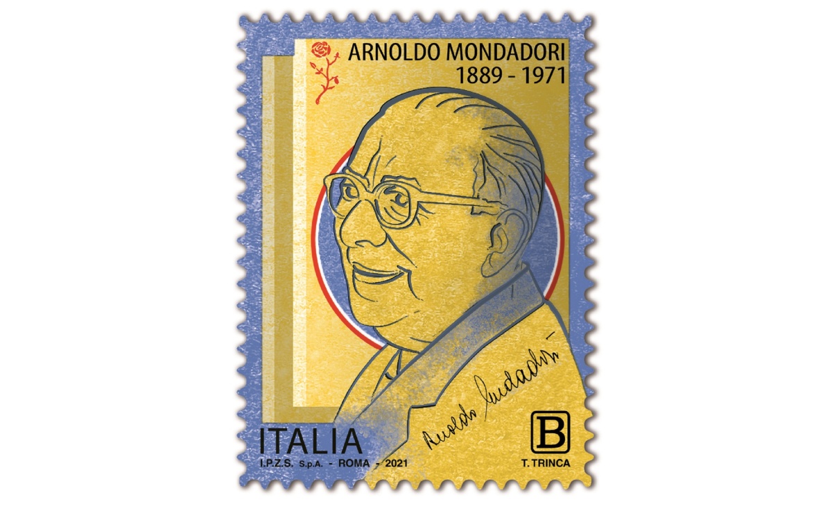 Valore Francobollo Arnoldo Mondadori