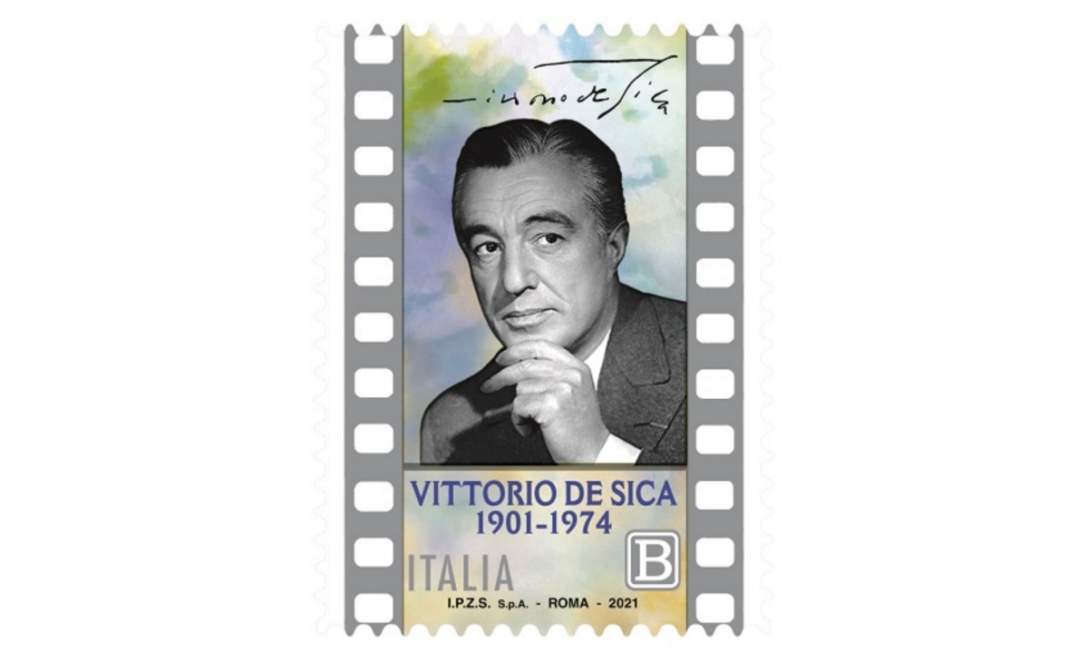 Caratteristiche del francobollo Vittorio De Sica