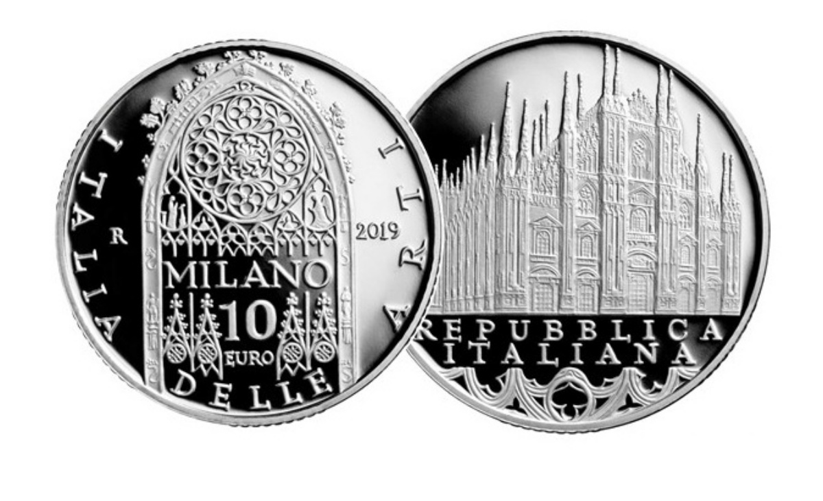 Caratteristiche moneta da 10 euro Duomo di Milano