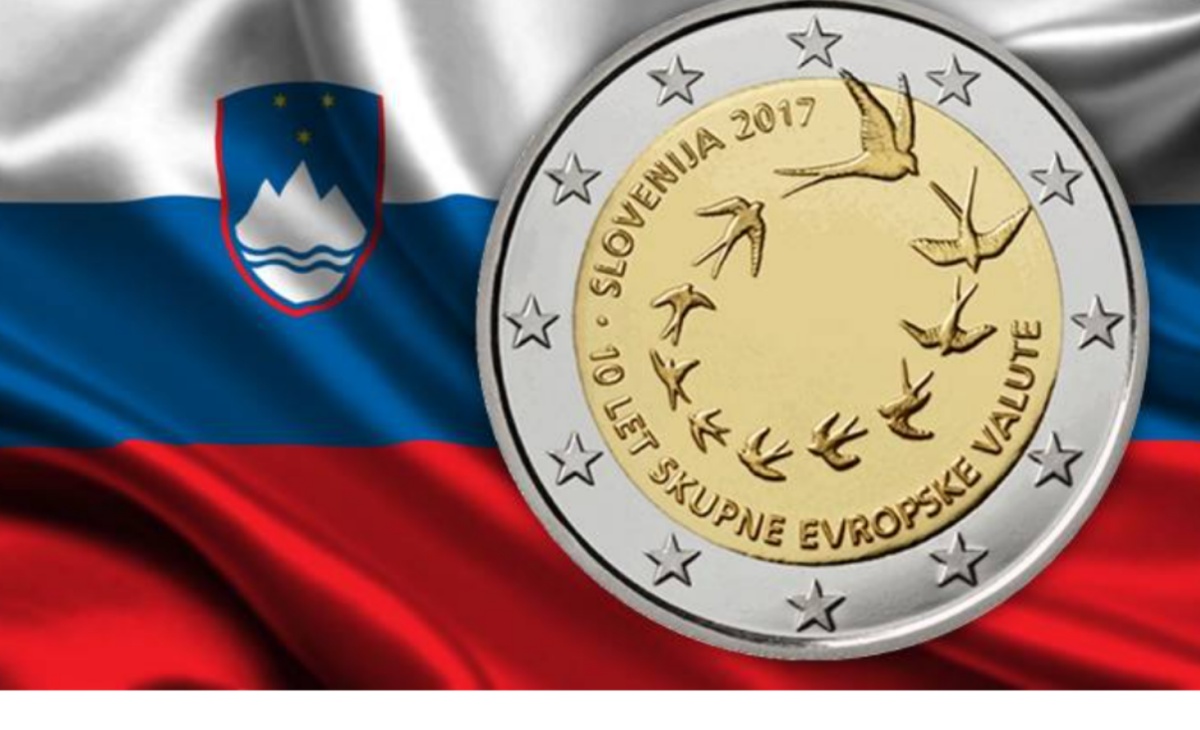 Moneta da 2 euro Rondini - Slovenia 2017