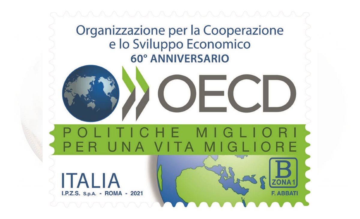 Caratteristiche del Francobollo Organizzazione per la Cooperazione e lo Sviluppo Economico