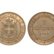 Valore e caratteristiche della moneta da 2 Centesimi di Lire Governo provvisorio della Toscana