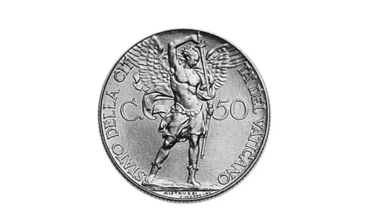 Valore moneta da 50 Centesimi Lire Vaticano Pio IX
