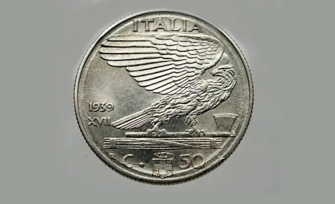 Valore moneta da 50 Centesimi Vittorio Emanuele III – Impero