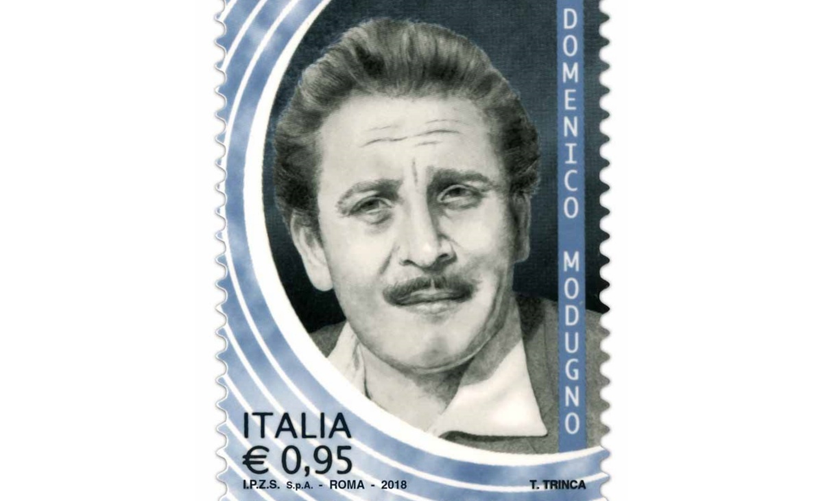 Francobollo Domenico Modugno