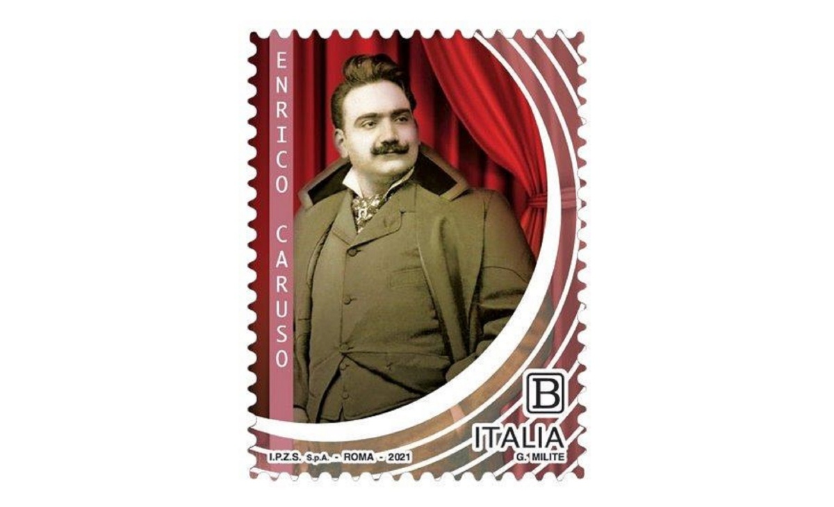 Francobollo Enrico Caruso