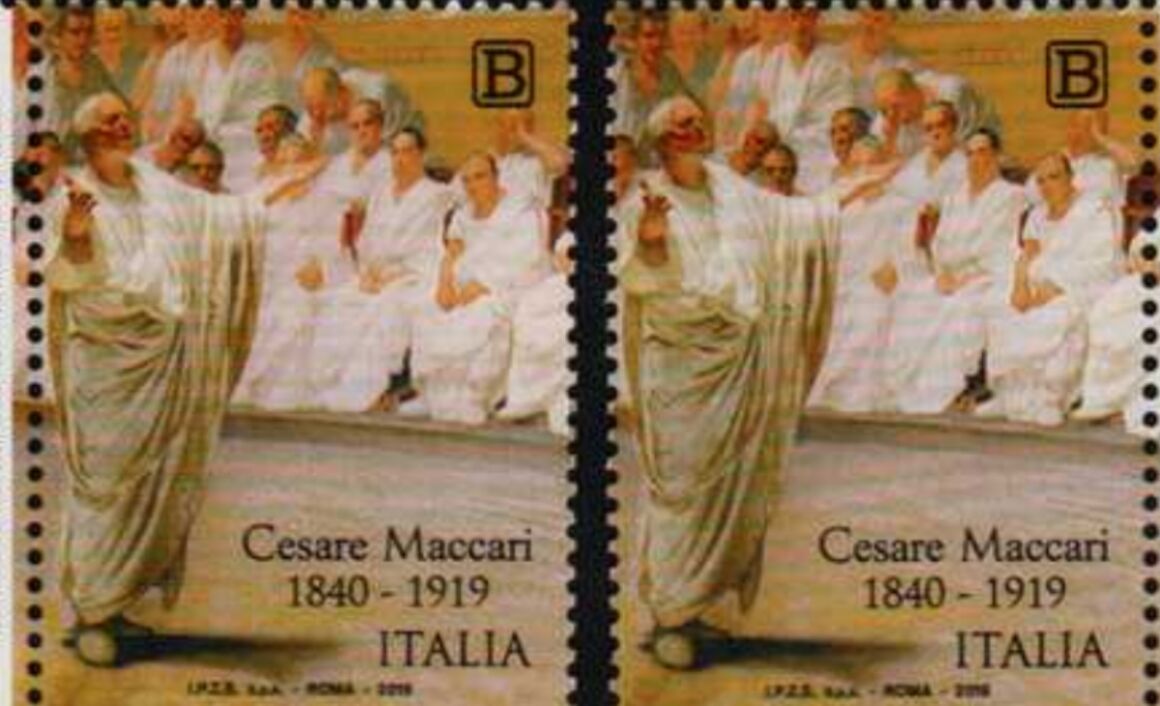 Caratteristiche del Francobollo Cesare Maccari