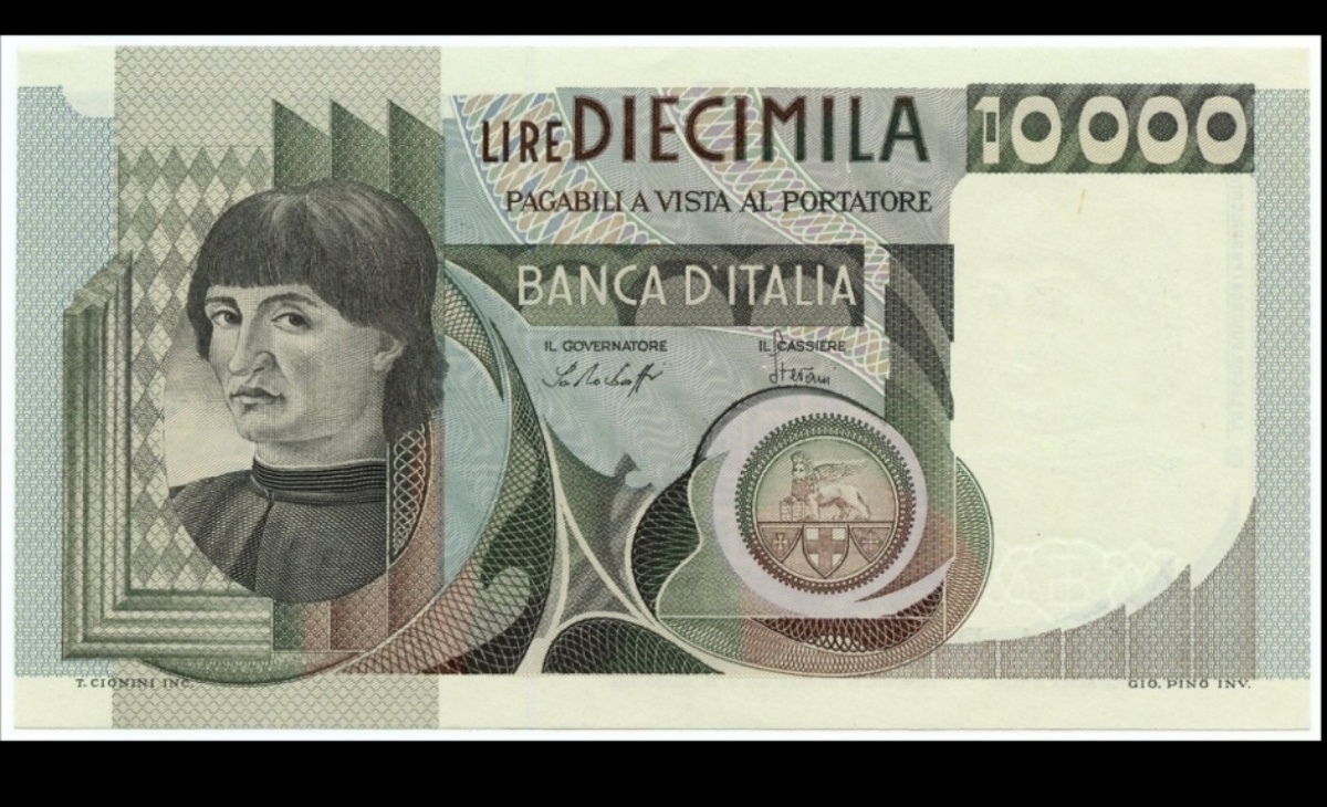 Banconota 10000 Lire Del Castagno