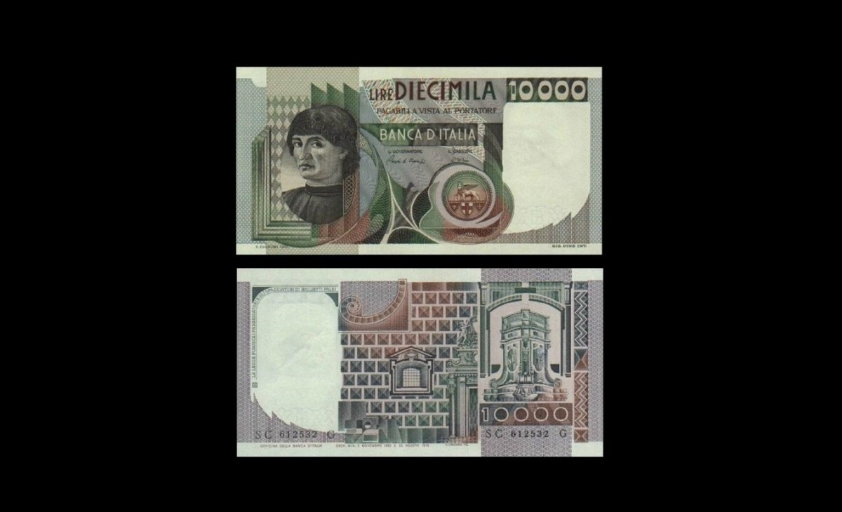 Banconota 10000 Lire Del Castagno